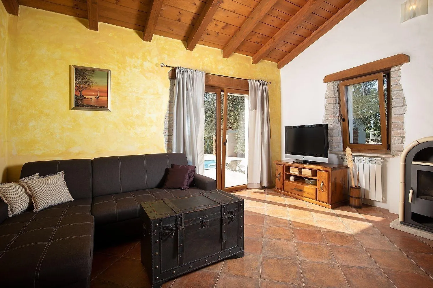Haus In Bertosi Mit Privatem Pool Villa Pulici 0*,